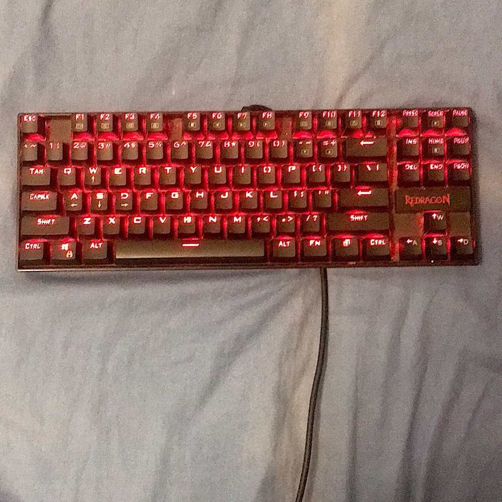 Red dragon kumara gaming keyboard